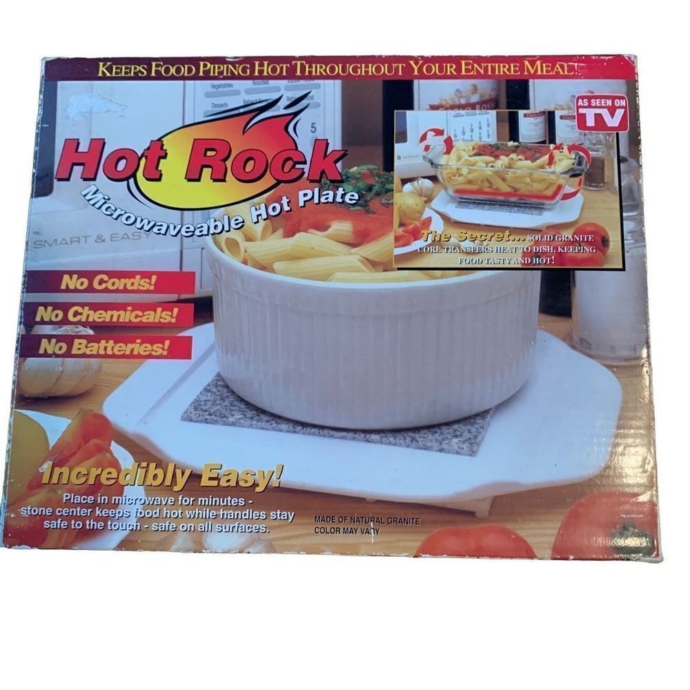 Hot Rock Microwaveable Hot Plate**New**